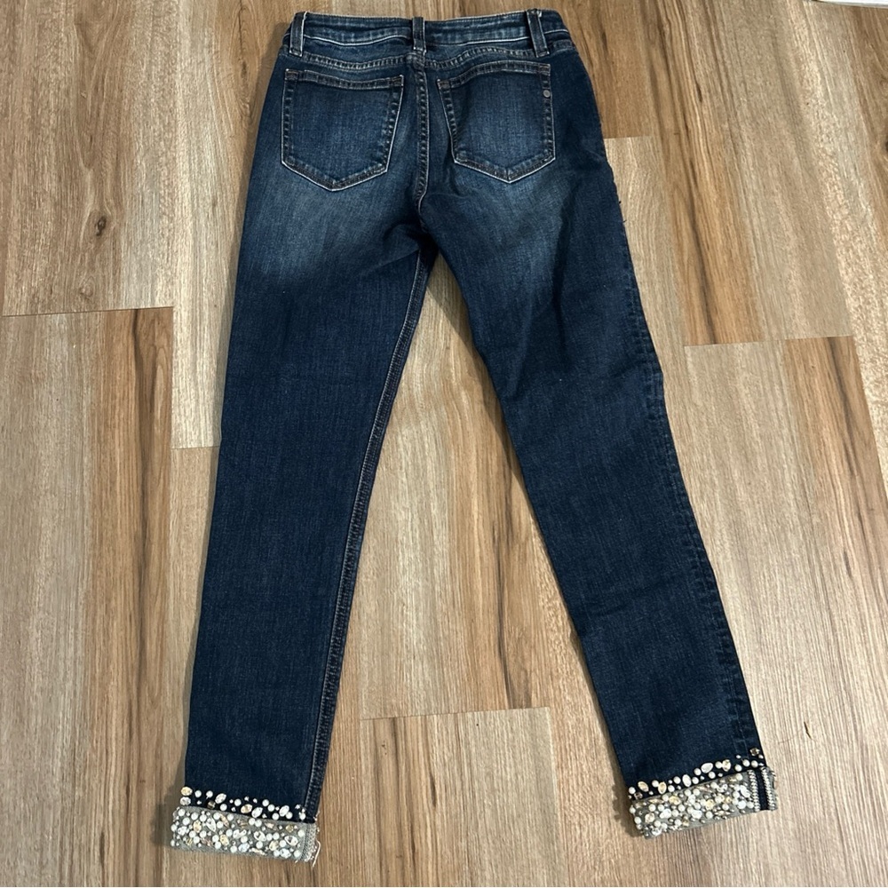 MISS ME Women Cuffed Embellished
Ankle Skinny Jeans | DARK size 26